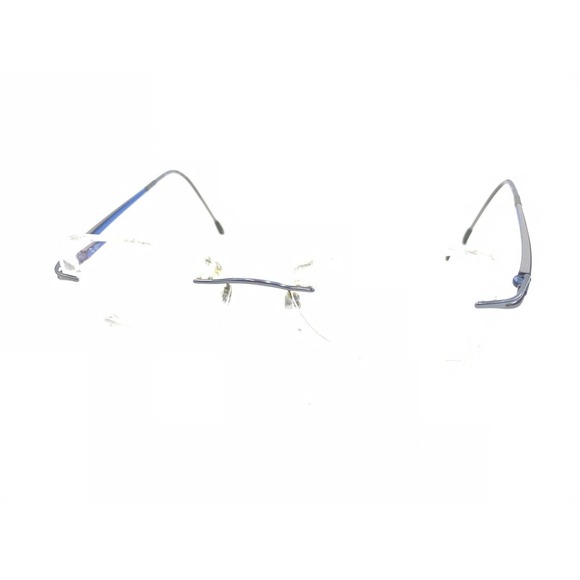 Silhouette 7622 40 6055 Titanium Blue Rimless Eyeglasses Frames 17 130 Austria - Picture 8 of 13